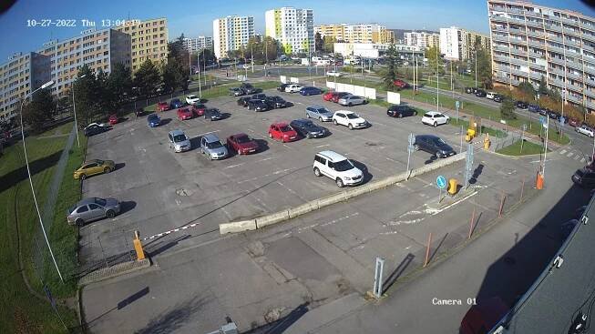 Veřejné parkoviště Jana Palacha – Parkování v Mladé Boleslavi