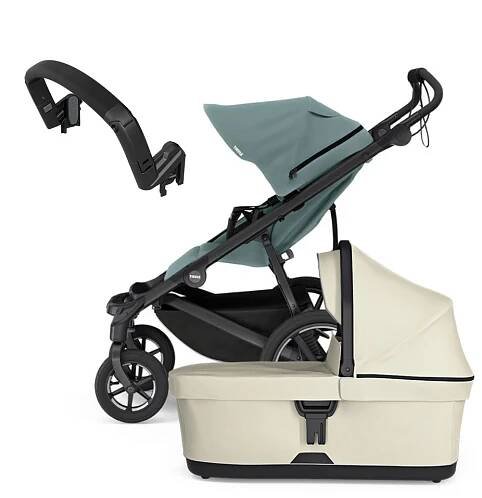 THULE Kočárek Urban Glide 4-wheel Mid Blue/Soft Beige set M