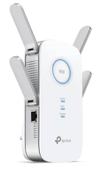 TP-Link RE650 / Range Extender AC2600 / 2.4GHz - 600Mbps / 5GHz - 1733Mbps / LAN