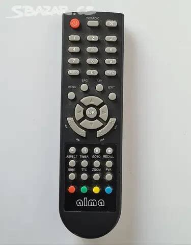 Set-top box Alma 2800 HEVC s dálkovým ovladačem
