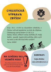 Cyklistická výprava Zbýšov – Junák Čáslav 