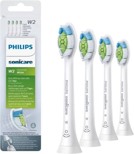 Philips Sonicare Optimal White HX6064/10, bílé 4 ks
