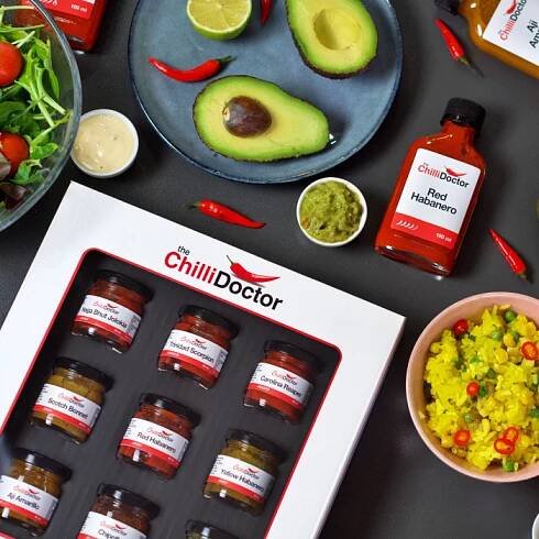 The Chilli Doctor No 9 Collection - ochutnávková chilli sada