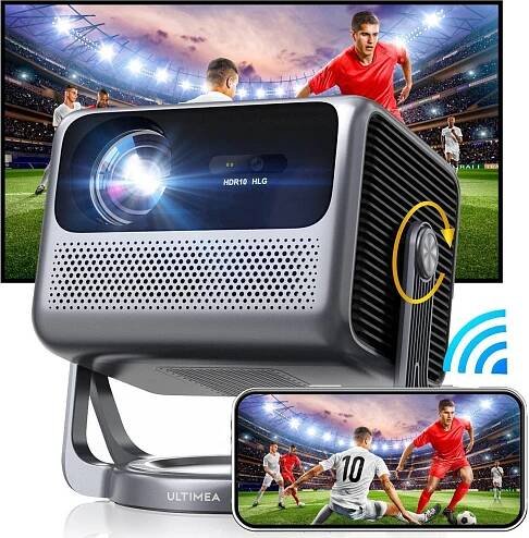 Projektor ULTIMEA Nova C40 s dekódováním 4K a Android TV 11.0 1000:1, Dolby Audio, 600