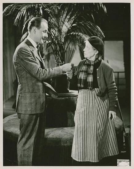 Hasse Ekman, Hilda Borgström - Flickan från tredje raden - Z filmu