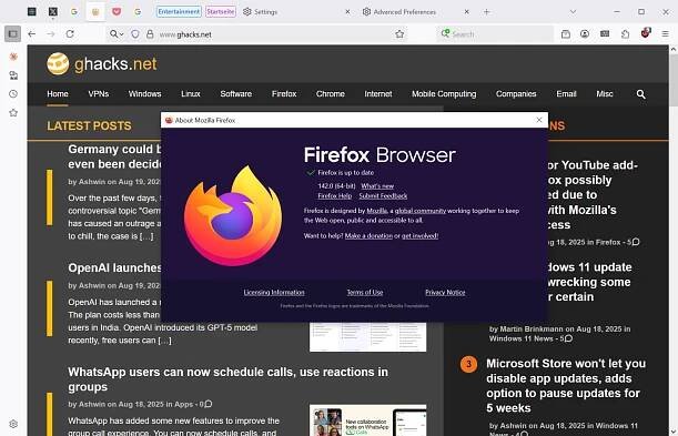 Firefox 142
