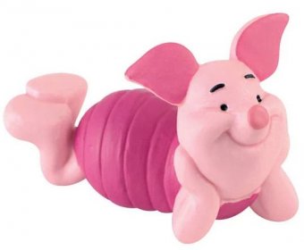 Piglet Happy Figurine Wallpaper