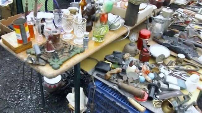 Bleší trhy Praha u Elektry - Flea market Prague