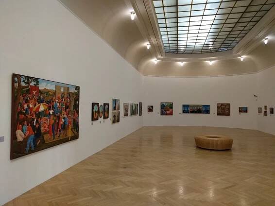 Barevný a lidský svět Jana Šafránka v Obecním domě | České galerie / Moderní umění a současná malba, aktuální výstavy