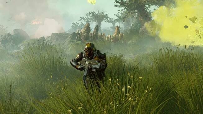 Helldivers 2 promotional screenshots.