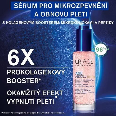 Uriage Age Absolu Vyhlazující sérum pro podporu tvorby kolagenu 30 ml