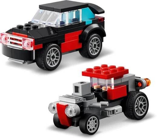 LEGO CREATOR Auto náklaďák a helikoptéra 3v1 31146