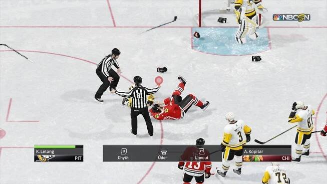 NHL 18 Bitky v hokejovej hre nesmú chýbať.
