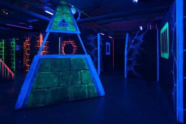 Mercuria Laser game Praha Holešovice - Podmořský svět a Golem