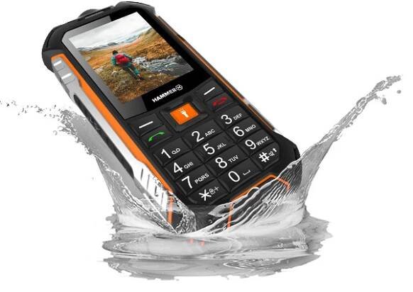 Mobilní telefon myPhone Hammer Boost (TELMYHBOOSTOR) černý/oranžový… | DATART