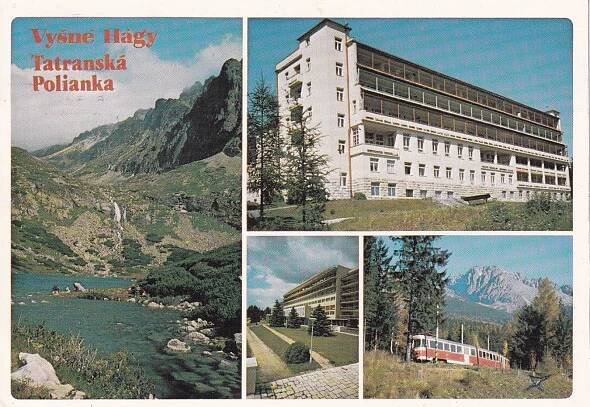 Slovensko-V. Tatry -Vyšné Hágy-Tatranská Polianka -VF - Pohlednice místopis
