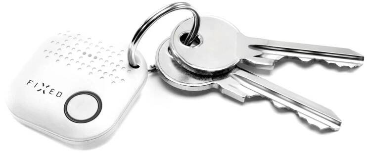 Key finder FIXED Smile, dárková krabička, bílý