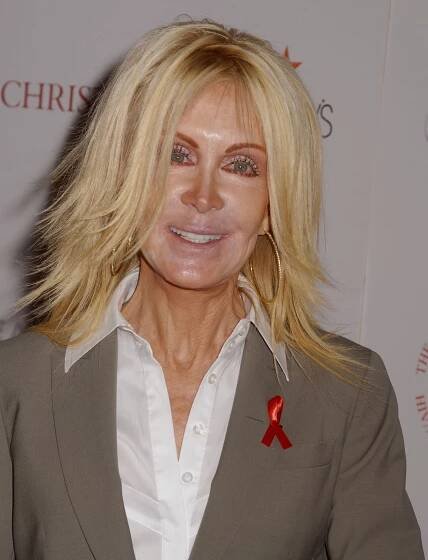 Joan Van Ark arrives at A.R. Gurney's 