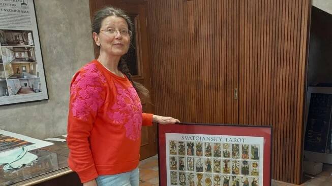 Eva Francová,  výtvarnice ze Svatojánského Újezdu | foto: Vladislava Wildová,  Český rozhlas
