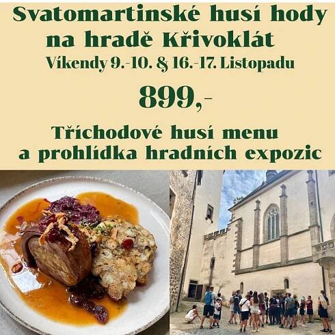 Svatomartinské husí hody na Křivoklátě - Křivoklát