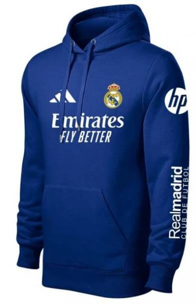 Fotbalová Pánská Mikina Real Madrid CF - Modrá