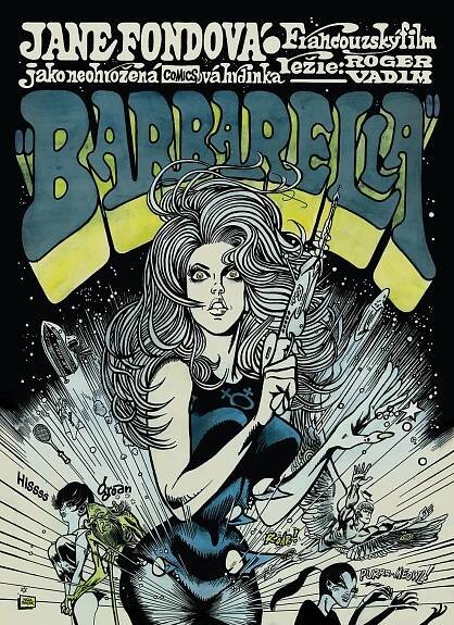 KÁJA SAUDEK - PLAKÁT - BARBARELLA