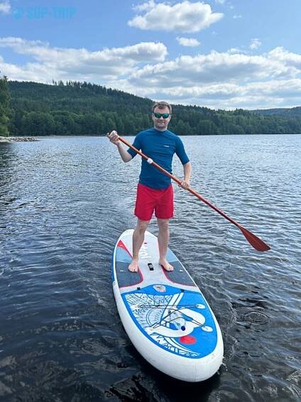 Paddleboard teambuilding Lipno 2025 | Sup-trip.cz