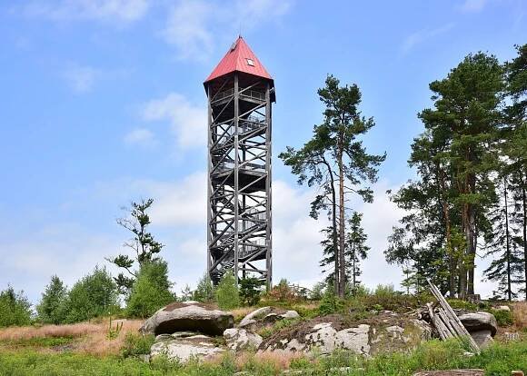 Rozhledna u Jakuba - Rozhledny Jihočeského kraje (3/3)