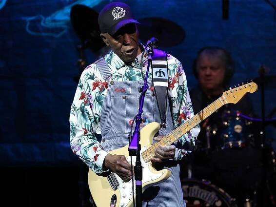 “I forgot to turn my guitar off. A lady passed by, and her dress tail hit the G string. I’ll never forget...