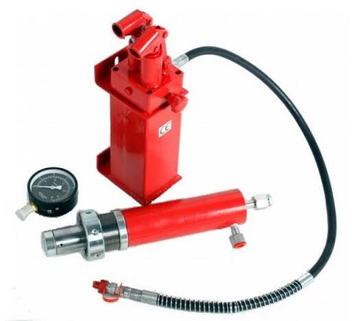 hydraulicky valec pro lisy 30t s pumpou a manometrem