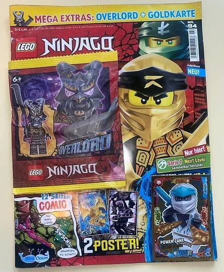 Lego NINJAGO= časopis č. 94 + hračka OVERLORD 892294