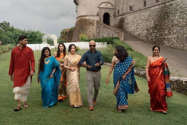 the wedding of Anirudh Pisharody jn italy