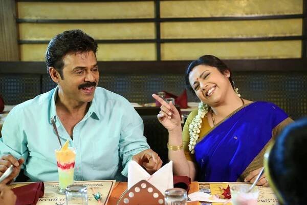 Drushyam - Z filmu - Venkatesh Daggubati, Meena