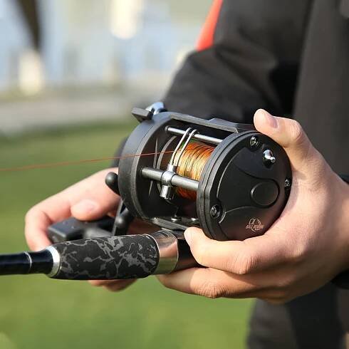 1 * Trolling Spinning Fishing Reel, Aluminum, ABS, * *, Mixed Color, for * Boating, with Valentine'S Day