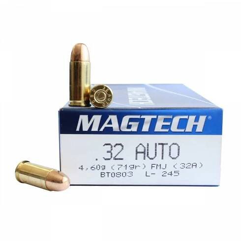 Náboj Magtech 7,65Browning-32Auto FMJ (32A) 4,60g 71gr