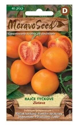 Rajče tyčkové Zlatava oranžové