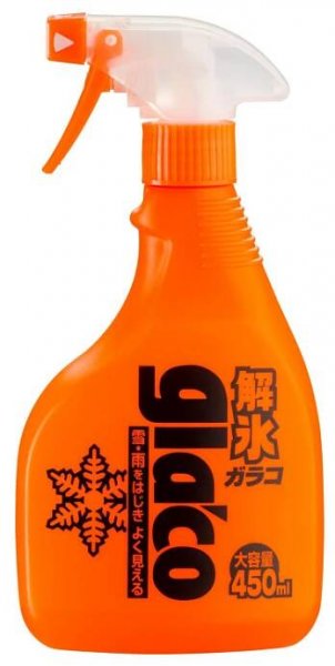 Rozmrazovač oken s tekutými stěrači SOFT99 Glaco Deicer (450 ml)