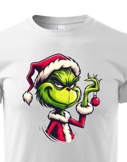 Dětské triko Grinch - skvělé vánoční triko