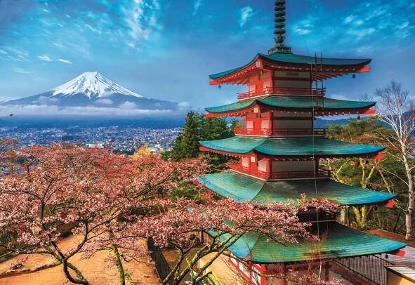 Puzzle Hora Fuji, Japonsko | Tipy na originální dárky | Posters.cz 