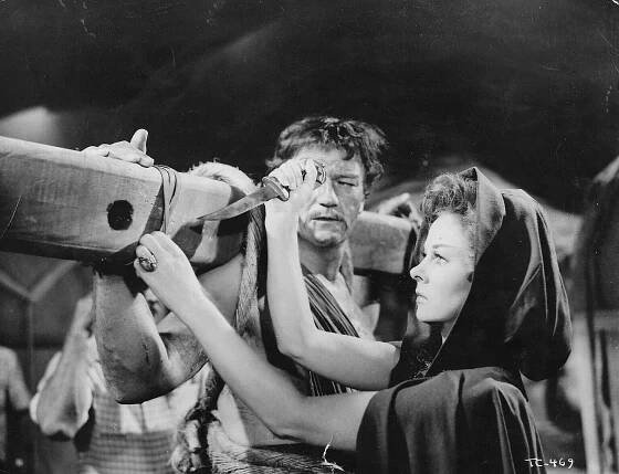 The Conqueror - Z filmu - Patrick Wayne, Susan Hayward