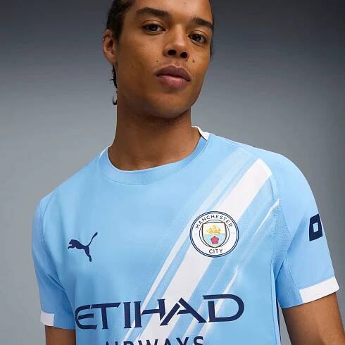 Pánský dres s krátkým rukávem Puma Manchester City 2025/26, zápasový/domácí