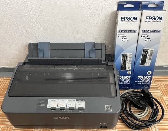 Tiskárna Epson LX-350 + 2 x barvící páska černá - Příslušenství k PC
