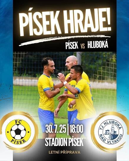 Dnes na generálku! Písecké fotbalisty prověří divizní Hluboká i s Korešem