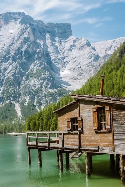 lago di braies dolomity