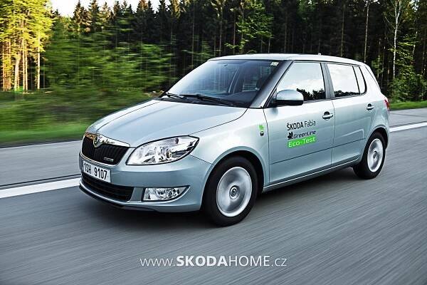 Škoda Fabia GreenLine 2006 km na jednu nádrž