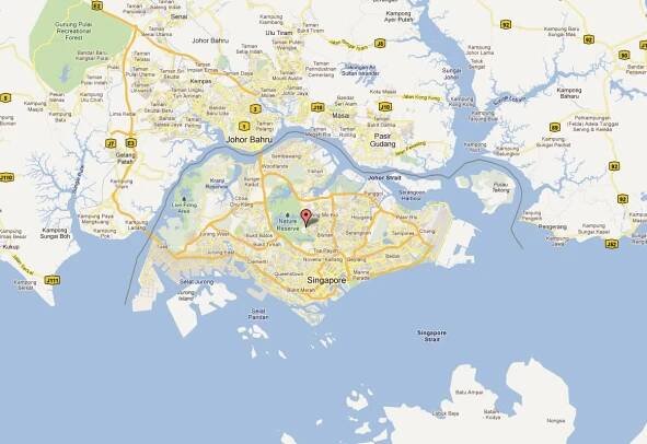sketch map of singapore