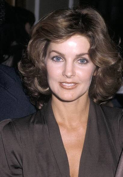 Priscilla Presley at a press conference to announce her as the new spokesperson for Wella Balsam in New York City on October 17, 1979 | Source: Getty Images