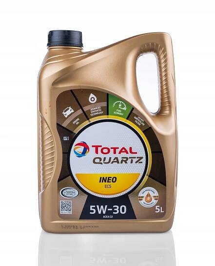 Total Quartz Ineo ECS 5W30 balení 5l + ZAWIESZKA SERWISOWA MAXGEAR WYMIANA OLEJU I FITRÓW