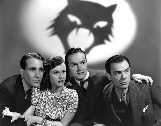 Douglass Montgomery, Paulette Goddard, Bob Hope, John Beal - The Cat and the Canary - Promo