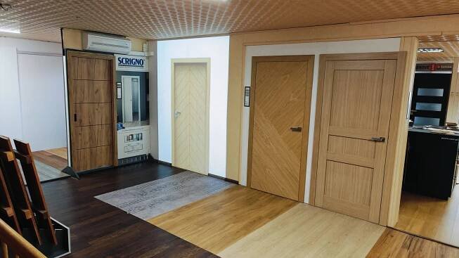 Expozice dveří v našem studiu - Interiérové studio EVANS - Baška